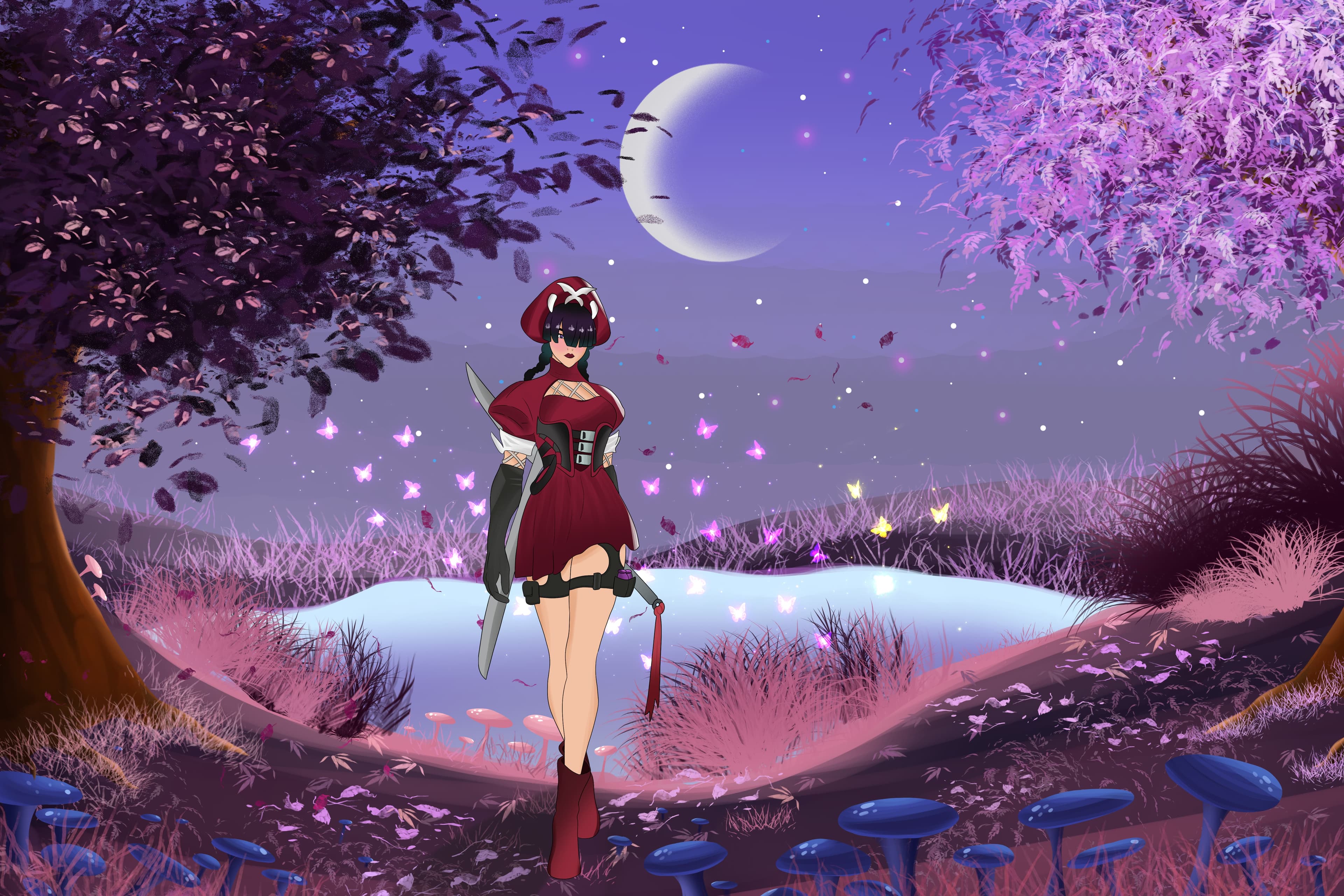 The Moonlit Assassin: Concept Art